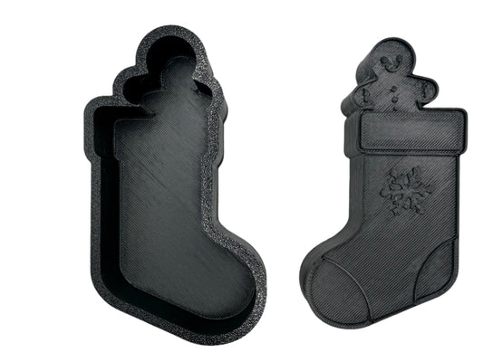 Stocking Bath Bomb Mold (STL)