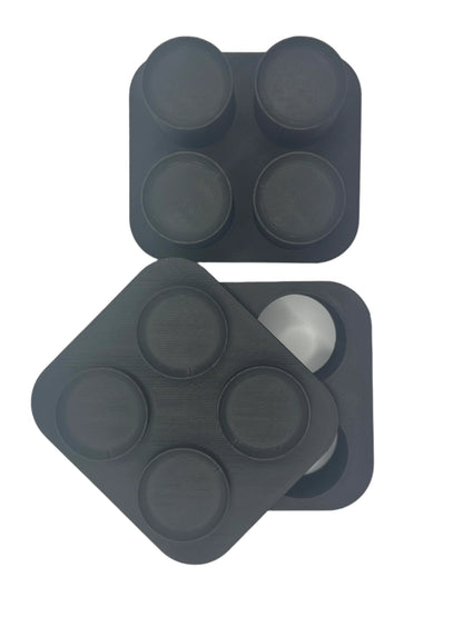 4 Cavity Tablet Bath Bomb Mold