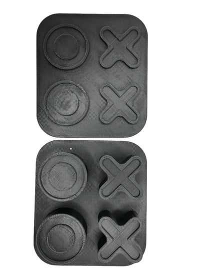 Valentine X's and O's 1" Mini Bath Bomb Mold (STL Only)